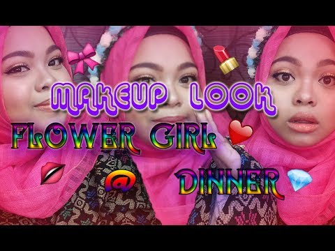 MAKEUP FOR FLOWER GIRL TO WEDDING||| OR DINNER