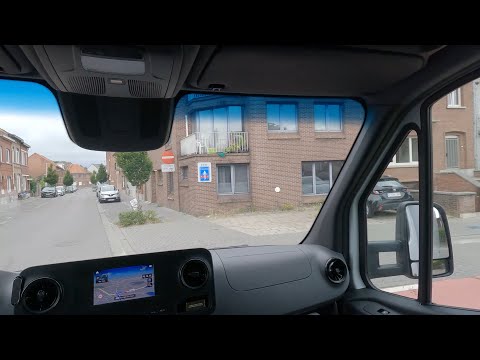 Driving Sprinter Belgium/Bakış açısı Nakliyat Diest/Heusden-Zolder Belçika 5,3K Relaxing/Relaxation