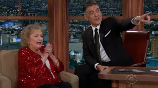 Betty White Gets A Surprise From Craig Ferguson