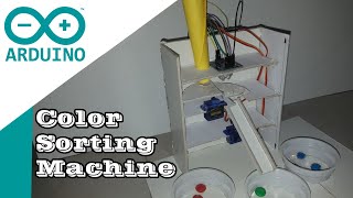 Download the video "Arduino : Color Sorting Machine project tutorial كيف تصنع آلة فرز الألوان الذكية أردوينو"