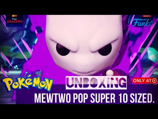 Vídeo relacionado con Funko Pop! Jumbo: Pokemon - Mewtwo - Figura de Vinilo Coleccionable - Idea de Regalo- Mercancia Oficial - Juguetes para Niños y Adultos - Video Games Fans - Muñeco para Coleccionistas y Exposición