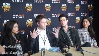 Interview London Comic Con 2014 n4 - Colin Cunningham, Seychelle Gabriel, Connor Jessup, Drew Roy and Luciana Carro