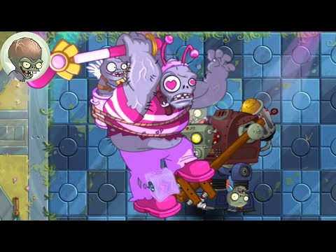 PvZ 2 Gargantuar Vs Gargantuar Vs Zombie - Gargantuar Level 3 Vs Team Zombie level 1 #57