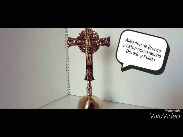 Vídeo relacionado con Sebaoth Colgante Cruz Camino Neocatecumenal - Cruz procesional presidencial gloriosa - Plata de primera ley 925m - Diferentes tamaños (2.75)
