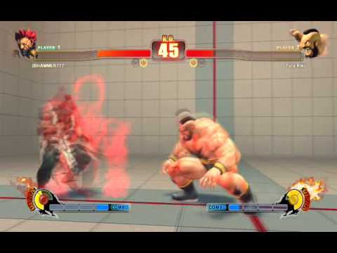 JBHAMMER777 (AKUMA) VS Toro Riki (Zangief) Online Ranking Match