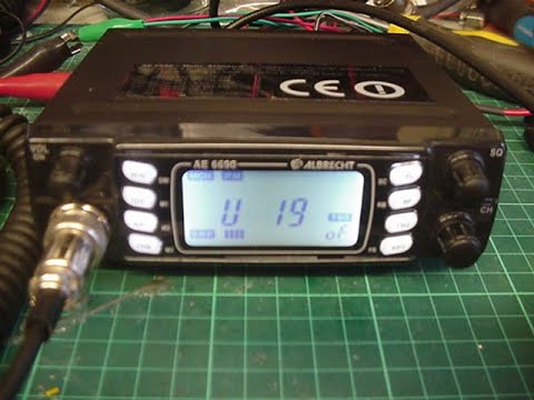 Albrecht AE6690 UK CE-Multinorm CB radio (mobile) - full service & adjustment