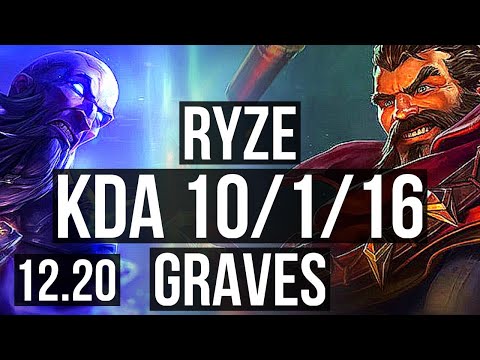 RYZE vs GRAVES (MID) | 10/1/16, Legendary | EUW Grandmaster | 12.20