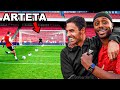 FOOTBALL CHALLENGES vs MIKEL ARTETA