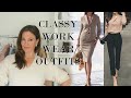 Classy Work Wear Outfits | Fashion Over 40 | Classy Women Style