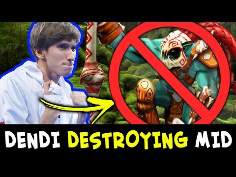 Dendi DESTROYING mid Huskar with COUNTER PICK
