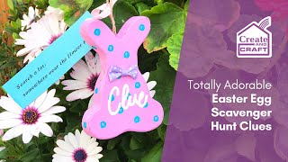How to Make Your Own Easter Egg Hunt Clues | Easter Crafts | Create and Craft