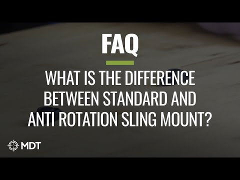 MDT FAQ - What is the difference between the Standard and Anti-Rotation Sling Mount?