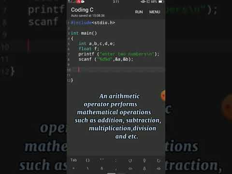 Arithmetic Operations Using User Input