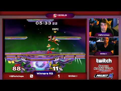 VS Weekly 8/13/14 - Winners R3 - VS/Porkchops (Falco) vs Smiles :) (Fox) - SSBM