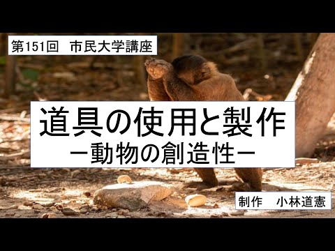 地域科学課程 道具の使用と製作ー動物の創造性