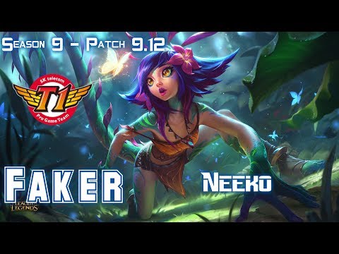 SKT T1 Faker NEEKO vs SKT T1 Teddy VLADIMIR Mid - Patch 9.12 KR Ranked