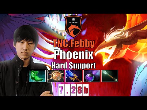 Phoenix Hard Support | TNC.Febby | THIS IS HOW TO BABYSIT YOUR CARRY | 7.28b Gameplay Highlights