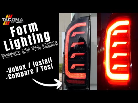Form Lighting LED Tail Lights - Toyota Tacoma 3rd Gen. - Install/Compare
