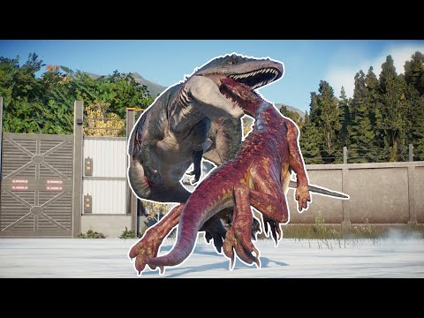 Ultimate Dino Battle Royale Giganotosaurus vs Indominus Rex vs Indoraptor Jurassic World Evolution 2