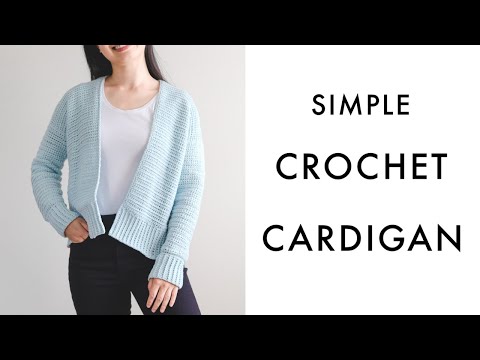 Super Soft & Easy Crochet Cardigan  - Cuddly Cardigan Crochet Tutorial