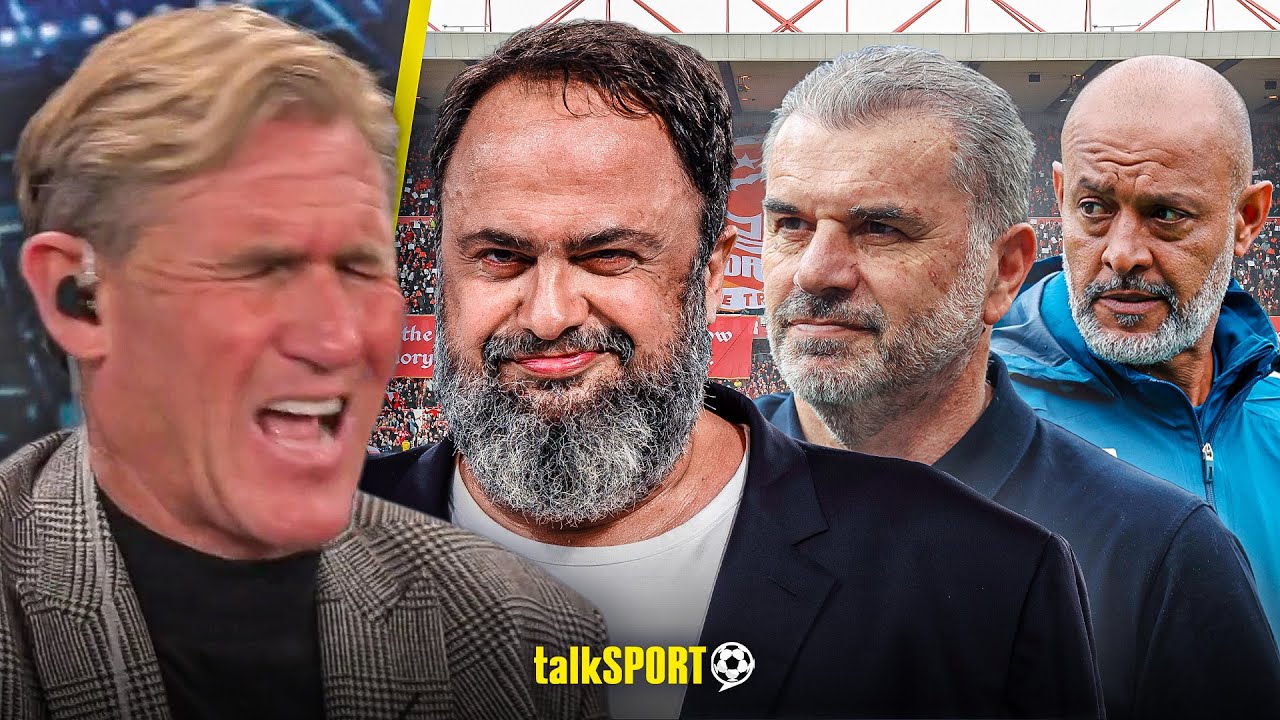 "PREPOSTEROUS!" Simon Jordan PASSIONATE on Marinakis' Nottingham Forest post Postecoglou appointment