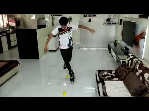 DOUBLE CRAZY - INLINE FREESTYLE SKATING. LEVEL-2 TRICK. SLALOM.