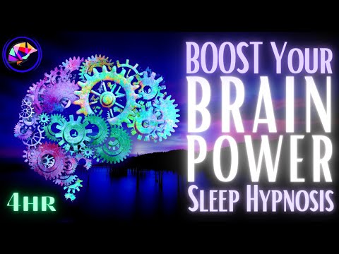 Genius Sleep Hypnosis - BRAIN POWER Awakening + Affirmations (4hrs)