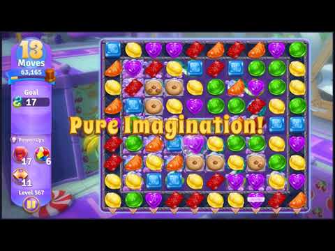 Wonka's World of Candy Level 567 - NO BOOSTERS + FULL STORY 🍫 | SKILLGAMING ✔️