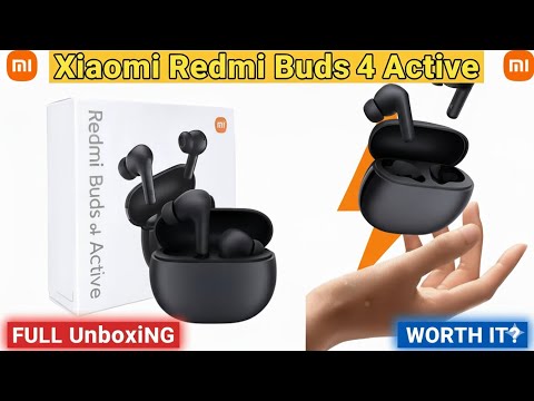 NEW Redmi Buds 4 Active: Unboxing, Features, and Initial Impressions! #redmibuds #shorts #xiaomi #yt