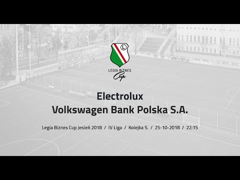 Skrót spotkania Electrolux - Volkswagen Bank Polska S.A. ( Legia Biznes Cup Jesień 2018 )