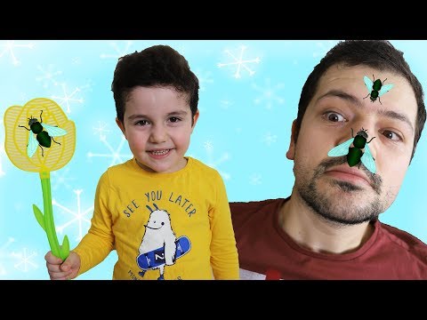 Yaramaz Sinek | Yusuf pretend play with crazy fly-Funny Kids Video