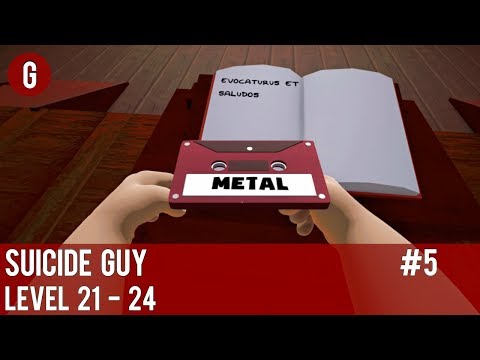 Suicide Guy Gameplay Part 5 - Level 21 - 24
