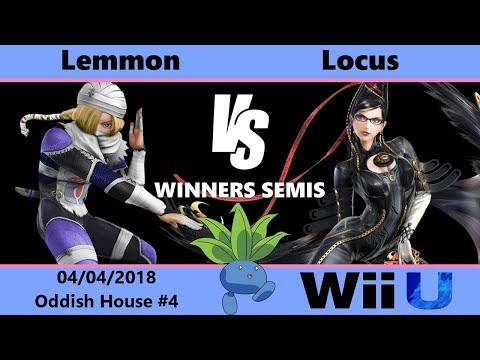 Oddish Wednesday #4: Winners Semis - Lemmon (Sheik, Zero Suit Samus) vs CIRCA|Locus (Bayonetta)
