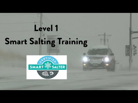 Smart Salting training for Winter Maintenance Professionals