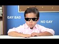 Little kid Lucas don't like gay