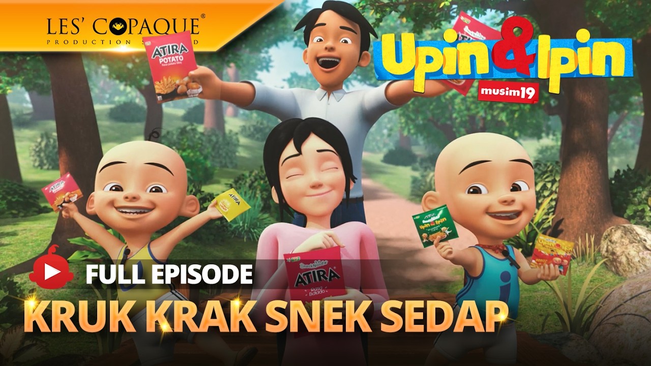 Upin & Ipin Musim 19 - Kruk Krak Snek Sedap (Full Episode)