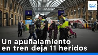 La Policía británica acusa a un hombre de intento de homicidio tras apuñalar a 11 personas