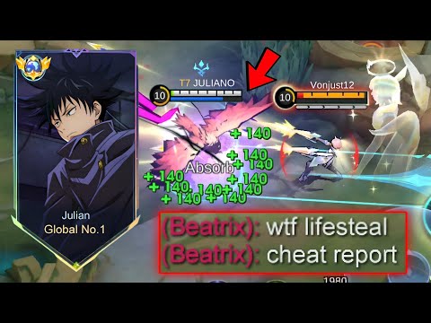 TOP 1 GLOBAL JULIAN NEW BRUTAL DAMAGE WITH LIFESTEAL BUILD 2024 (recommended build) - MLBB