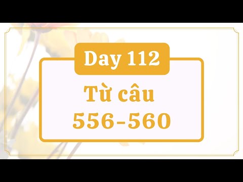 Day 112 từ 556-560 - Luyện đọc Tiếng Anh Daily Life