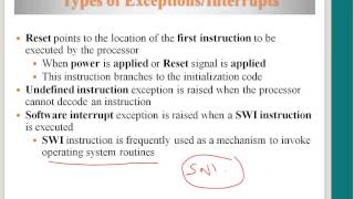 Interrupts and Exceptions, Exception Handlers, Reset Handling