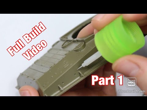 Tamiya 1/35 M4A3E8 ‘Easy Eight’ Sherman Tank, Full Build, Part 1
