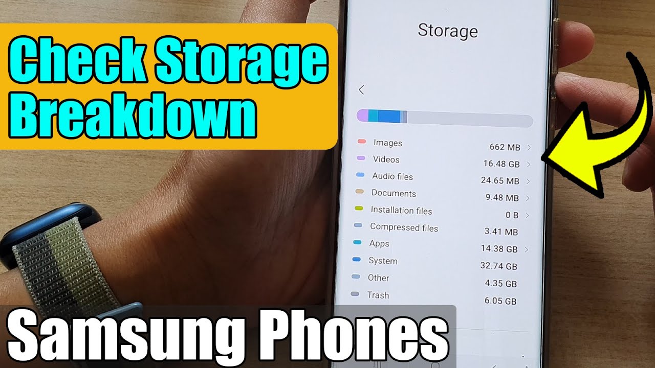 How can I check the memory capacity on Android?