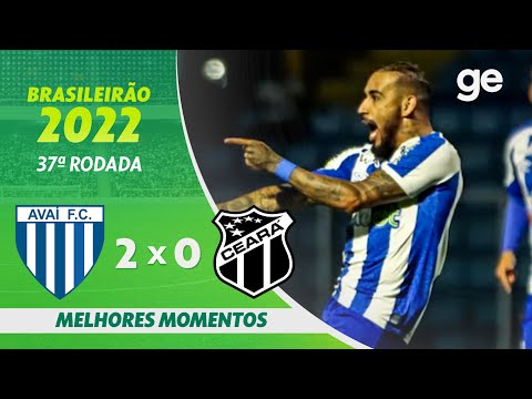 Gols e lances de Avaí x Ceará