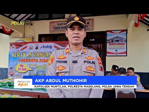 POLSEK MUNTILAN GELAR PASAR MURAH MERIAHKAN HUT KEMERDEKAAN KE-80 RI