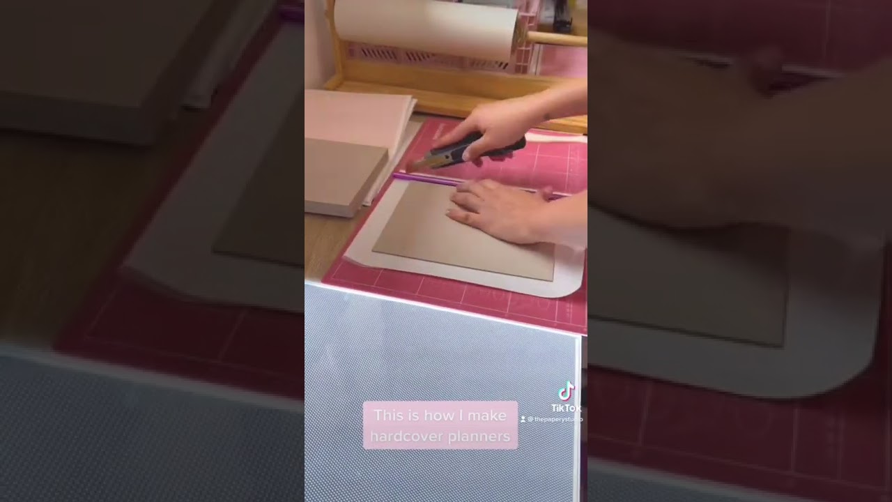 Making hardcover planners #smallbiztips #stationery #handmades #nz #plannercommunity