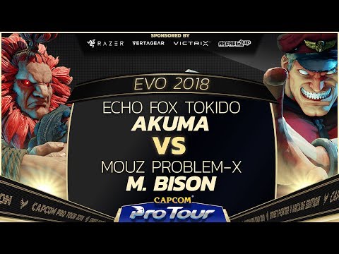 Echo Fox Tokido (Akuma) vs Mouz Problem-X (M. Bison) - EVO 2018 - Grand Final - SFV - CPT 2018