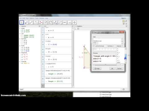comment colorier un triangle sur geogebra