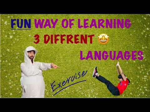 'Fun' way of  learning 3 different languages ♪  -  ３つの言語をおもしろ楽しく学びましょう〜♪