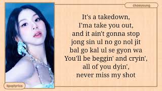 Download lagu TWICE (JEONGYEON, JIHYO, & CHAEYOUNG) TAKEDOWN Easy Lyrics mp3 Download lagu TWICE (JEONGYEON, JIHYO, & CHAEYOUNG) TAKEDOWN Easy Lyrics mp3