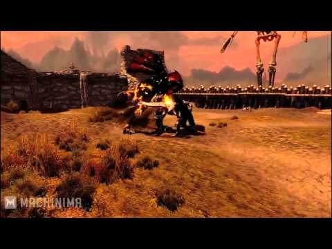 Skyrim Battles - Sauron (LOTR) vs Balrog, City Guards, Ancient Dragon